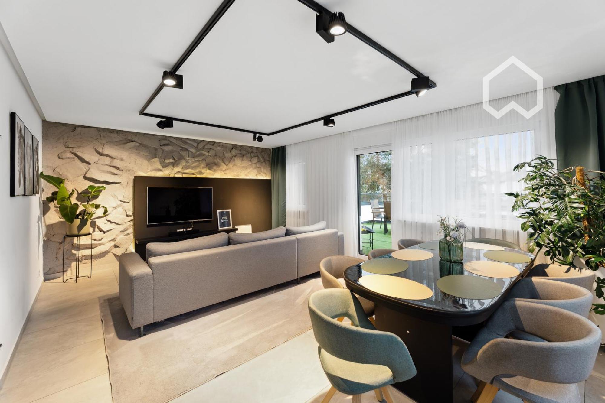 Dayyounglife Mit Terrasse Grill Parkplatz Norimberga Esterno foto